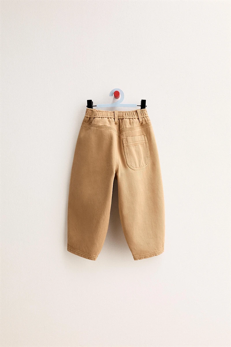 ZARA TIMELESS - PANTALON SERGÉ BALLON