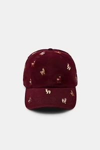 EMBROIDERED TWILL CAP