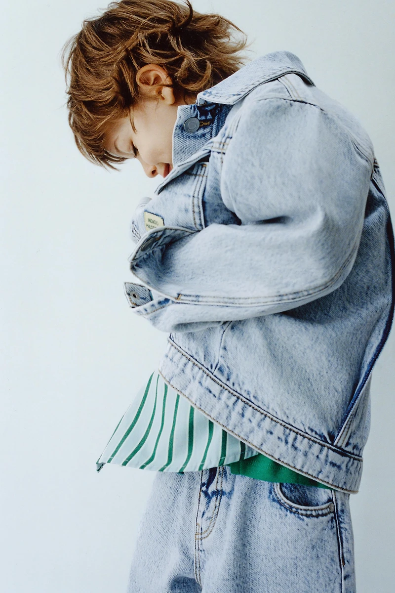 ACID WASH RELAXED BAGGY JEANS