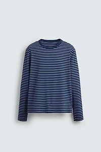 STRIPED JACQUARD T-SHIRT