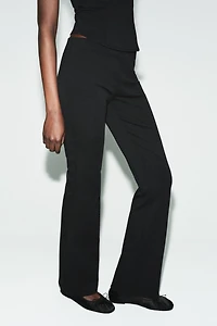 INTERLOCK FLARE PANTS