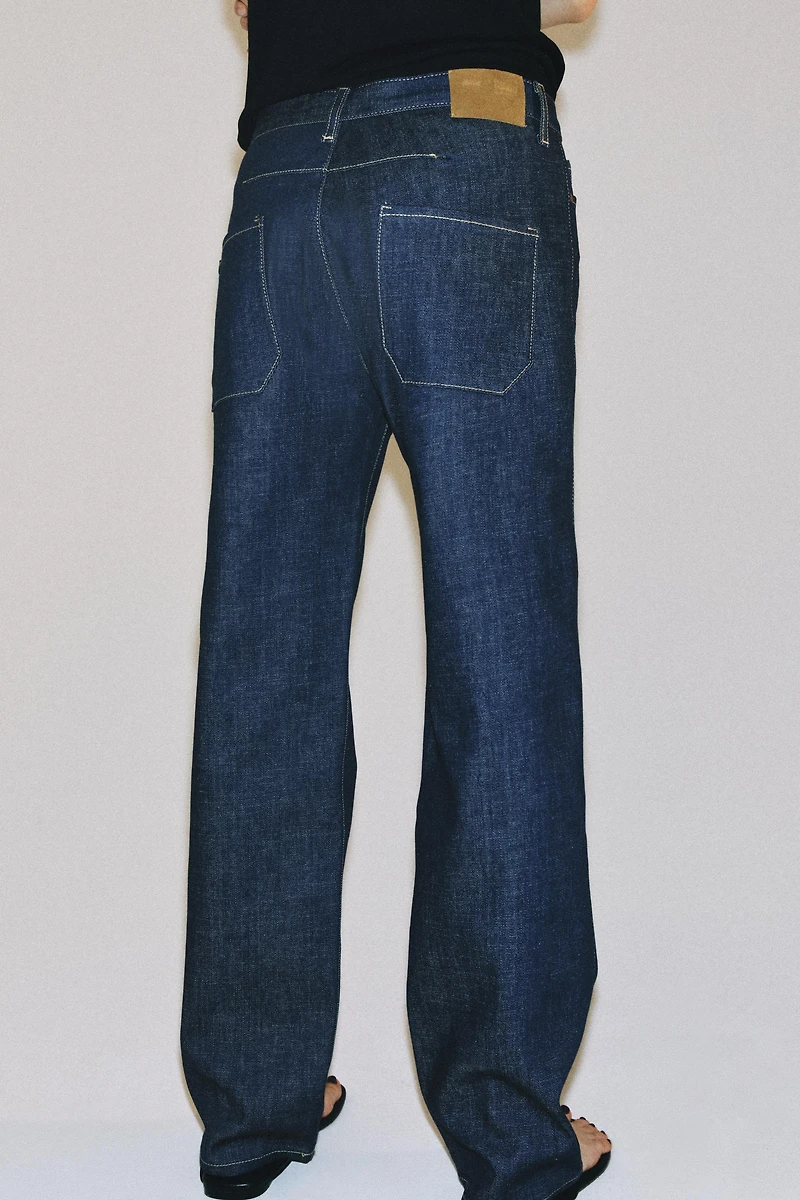 ZW COLLECTION HIGH-WAIST STRAIGHT JEANS