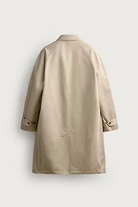 LONG RELAXED FIT TRENCH COAT
