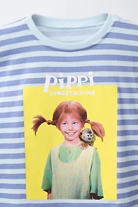 T-SHIRT À RAYURES FIFI BRINDACIER © ASTRID LINDGREN COMPANY