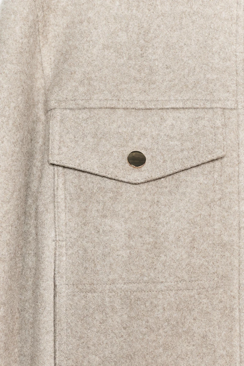 VESTE DOUCE FERMETURE ÉCLAIR