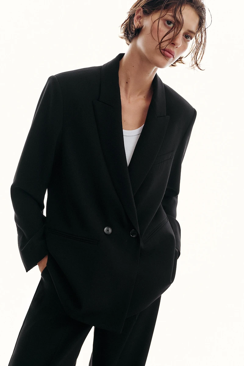 OVERSIZED DOUBLE BREASTED BLAZER