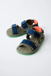COLOR TECHNICAL SANDALS