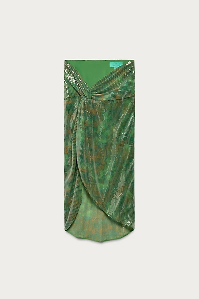 SEQUINED KNOT PAREO MARISA BERENSON X ZARA