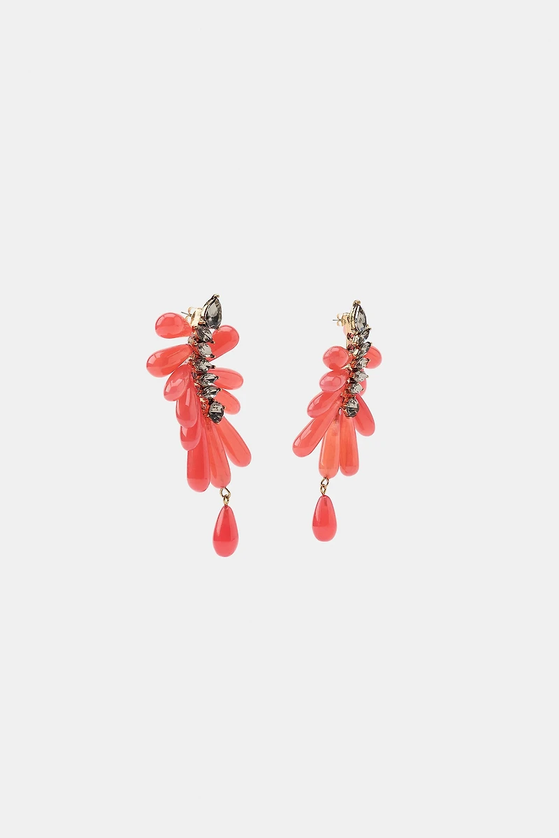 BOUCLES D'OREILLES RÉSINE ET BIJOUX