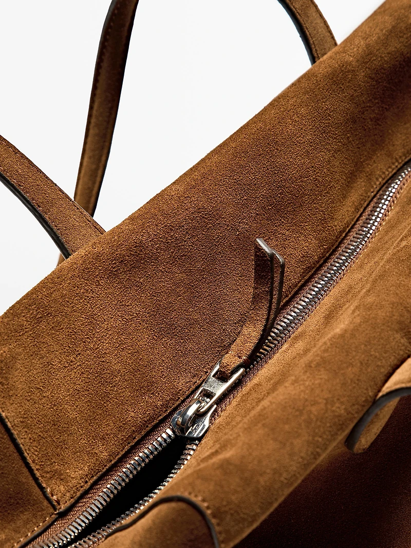 Sac west satchel en croûte de cuir