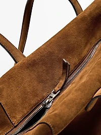Sac west satchel en croûte de cuir