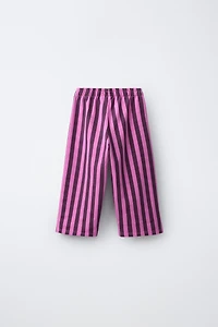 STRIPED PLUSH CULOTTES