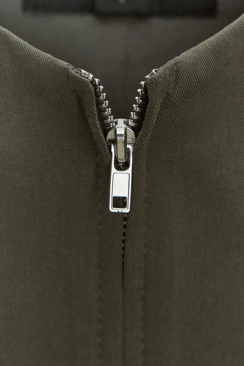 STRETCH COTTON POCKET TOP