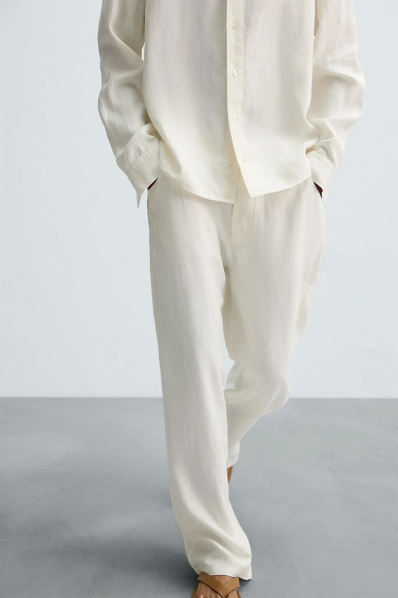 RELAXED FIT 100% HEMP PANTS