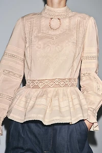 CHEMISE ROMANTIQUE BRODÉE ZW COLLECTION