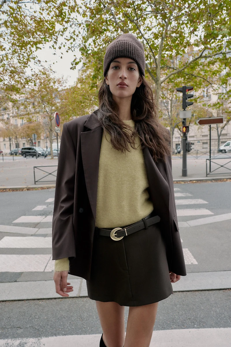 VESTE CROISÉE OVERSIZE