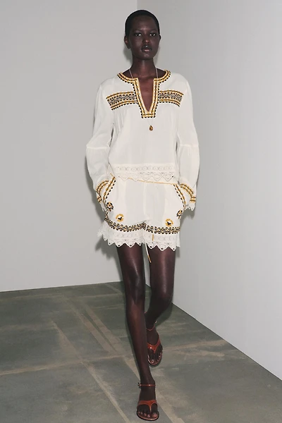 EMBROIDERED SHIRT ZW COLLECTION