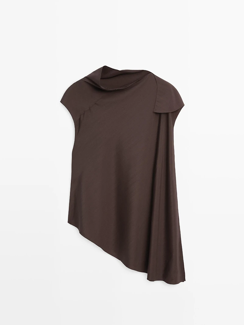 Asymmetric top with neck detail - Limited