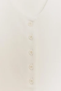 INTERLOCK BUTTON DRESS