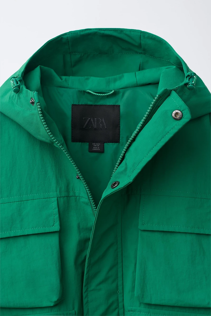 WATER-REPELLENT HOODIE JACKET