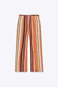 ZW COLLECTION STRIPED FLARE PANTS