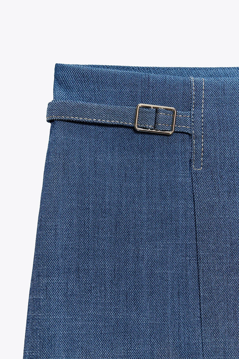 WIDE LEG PANTS WITH LOOPS