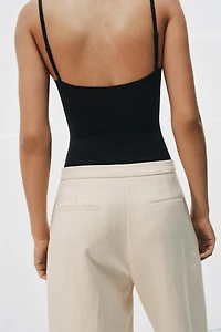 POLYAMIDE CAMISOLE BODYSUIT
