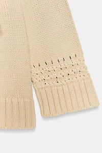 KNIT KIMONO WRAP JACKET