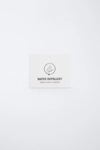 WATER REPELLENT HOODED LINED TECHNICAL JACKET