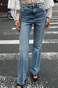 JEAN Z1975 BOOTCUT TAILLE HAUTE CEINTURE CHAÎNE