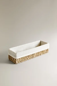RECTANGULAR FABRIC INTERIOR BASKET