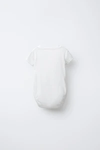 THREE-PACK OF SHORT SLEEVE KIMONO NECK BODYSUITS
