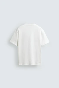 FLAMÉ TEXTURE RELAXED FIT T-SHIRT