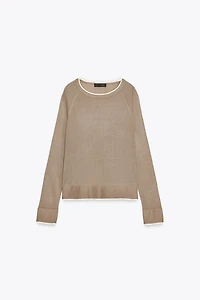 DOUBLE KNIT SWEATER