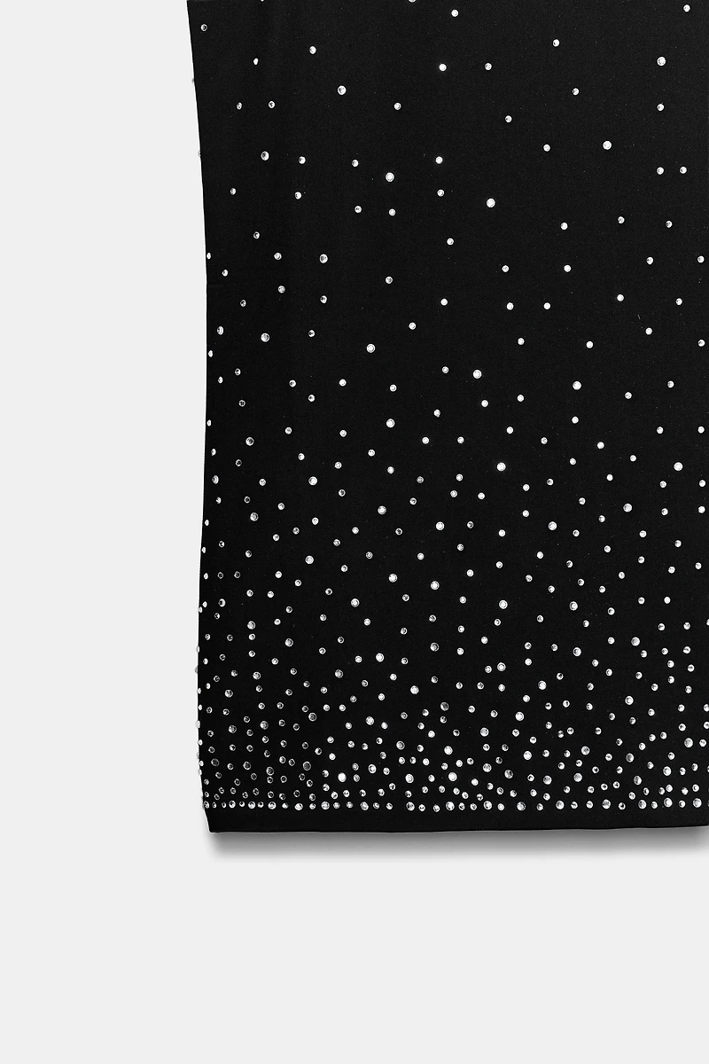 RHINESTONE STRAP TOP