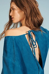 LIMITED EDITION SUEDE KAFTAN DRESS
