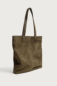 LEATHER SHOPPER BAG