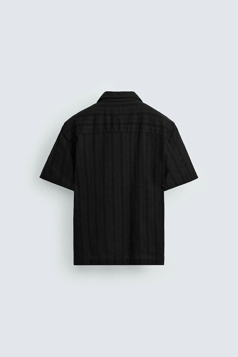 STRIPED JACQUARD SHIRT