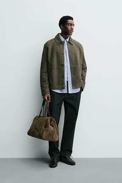 SUEDE LEATHER JACKET
