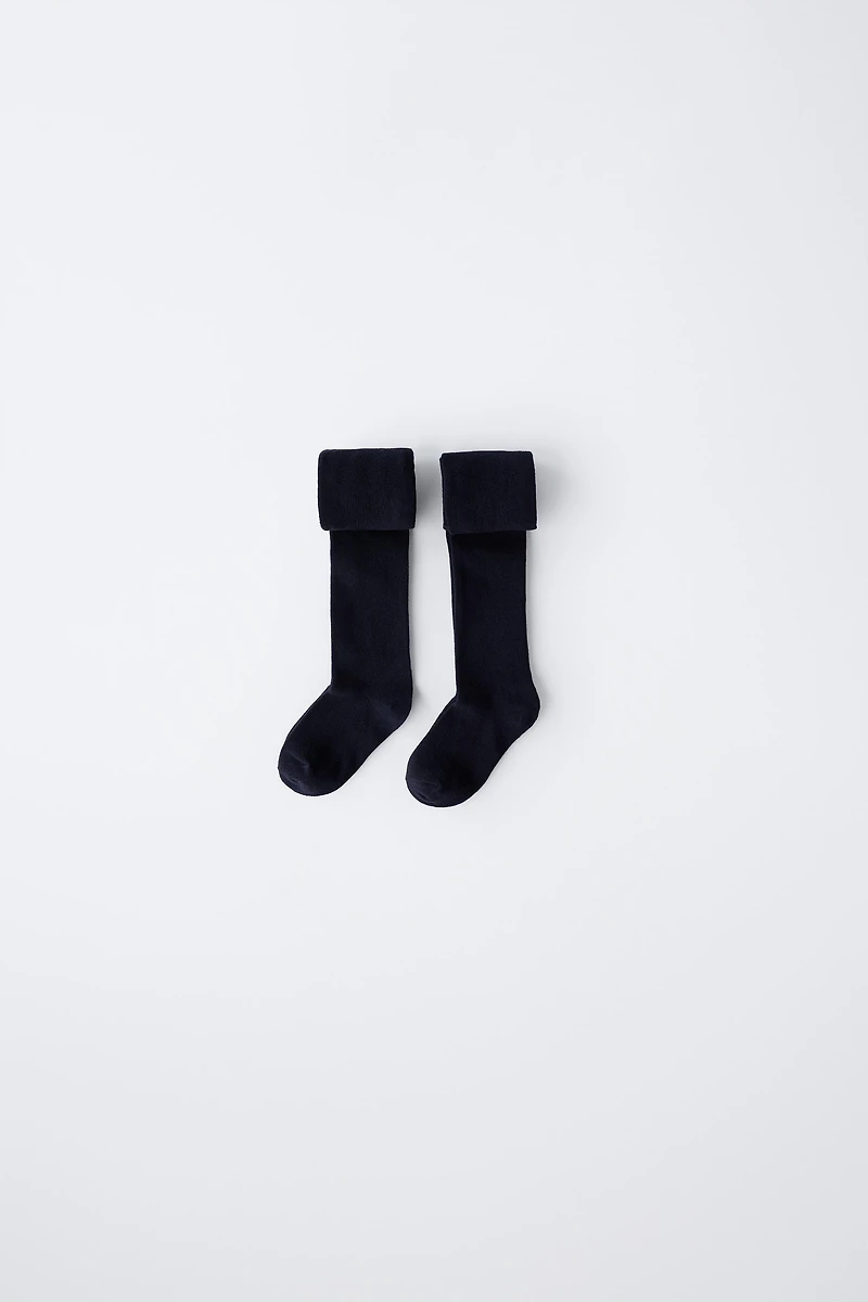 TWO-PACK OF PLAIN TIGHTS