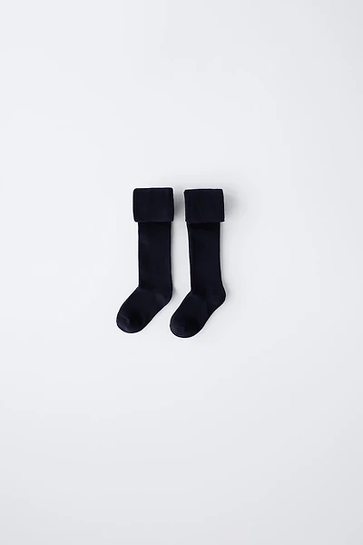 TWO-PACK OF PLAIN TIGHTS