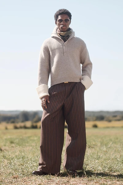 WOOL BUTTON-NECK SWEATER LIMITED EDITION