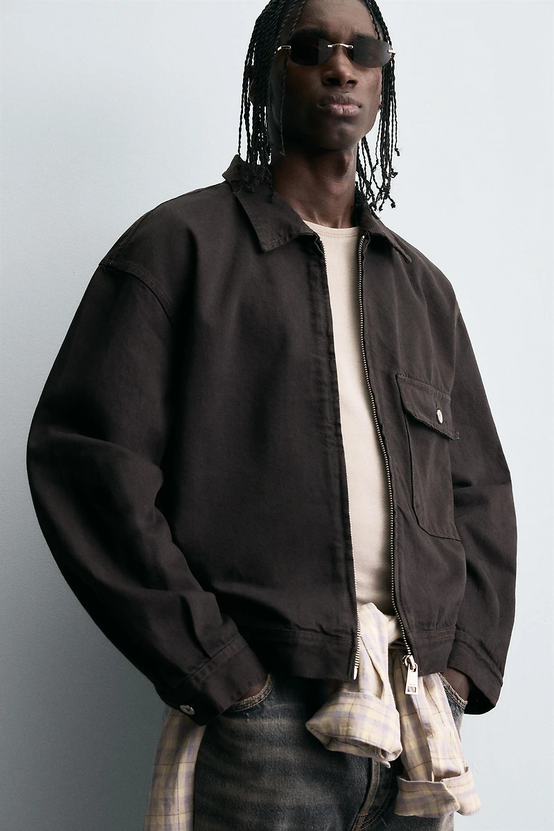 RELAXED FIT DENIM JACKET