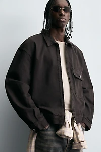 RELAXED FIT DENIM JACKET