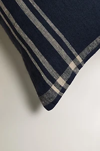 DYED THREAD THROW PILLOW COVER