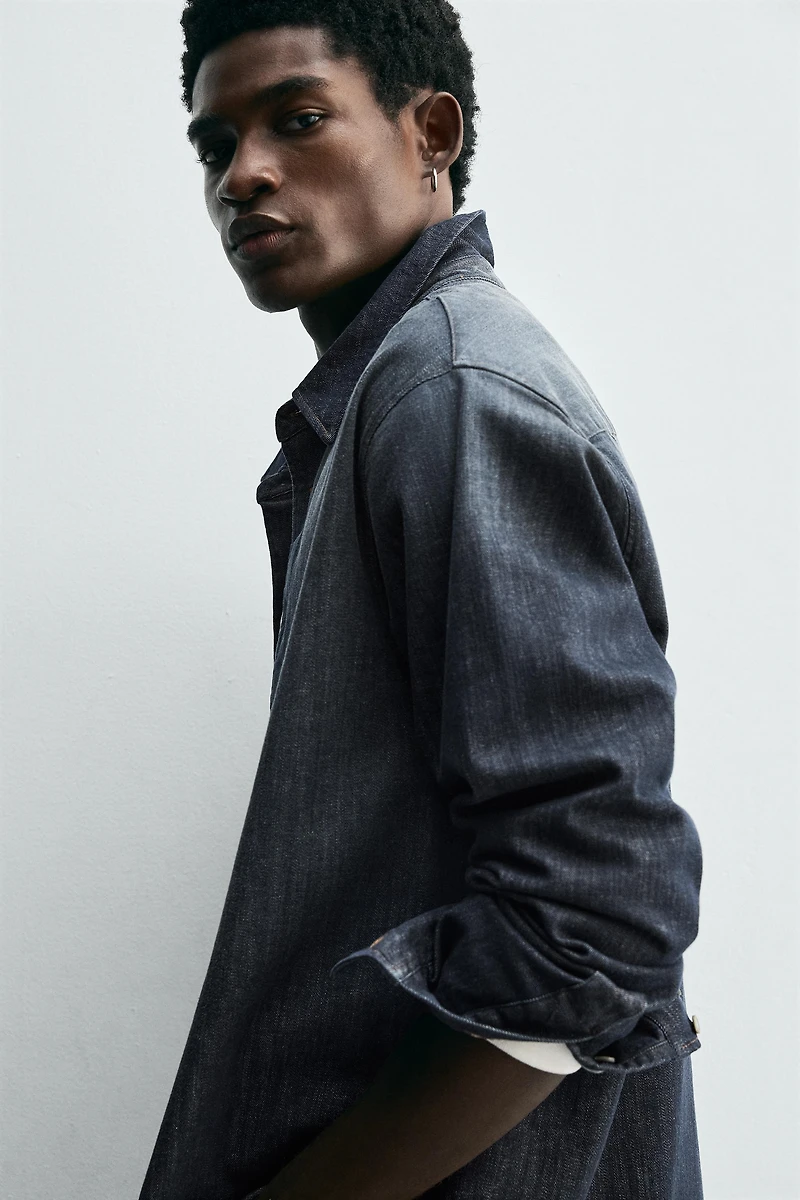 WASHED DENIM SHIRT
