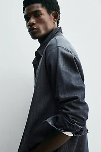 WASHED DENIM SHIRT