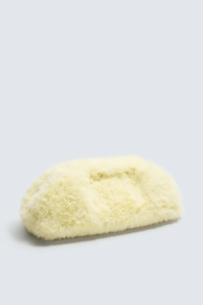 FAUX FUR ENVELOPE BAG HARRY LAMBERT FOR ZARA x DISNEY