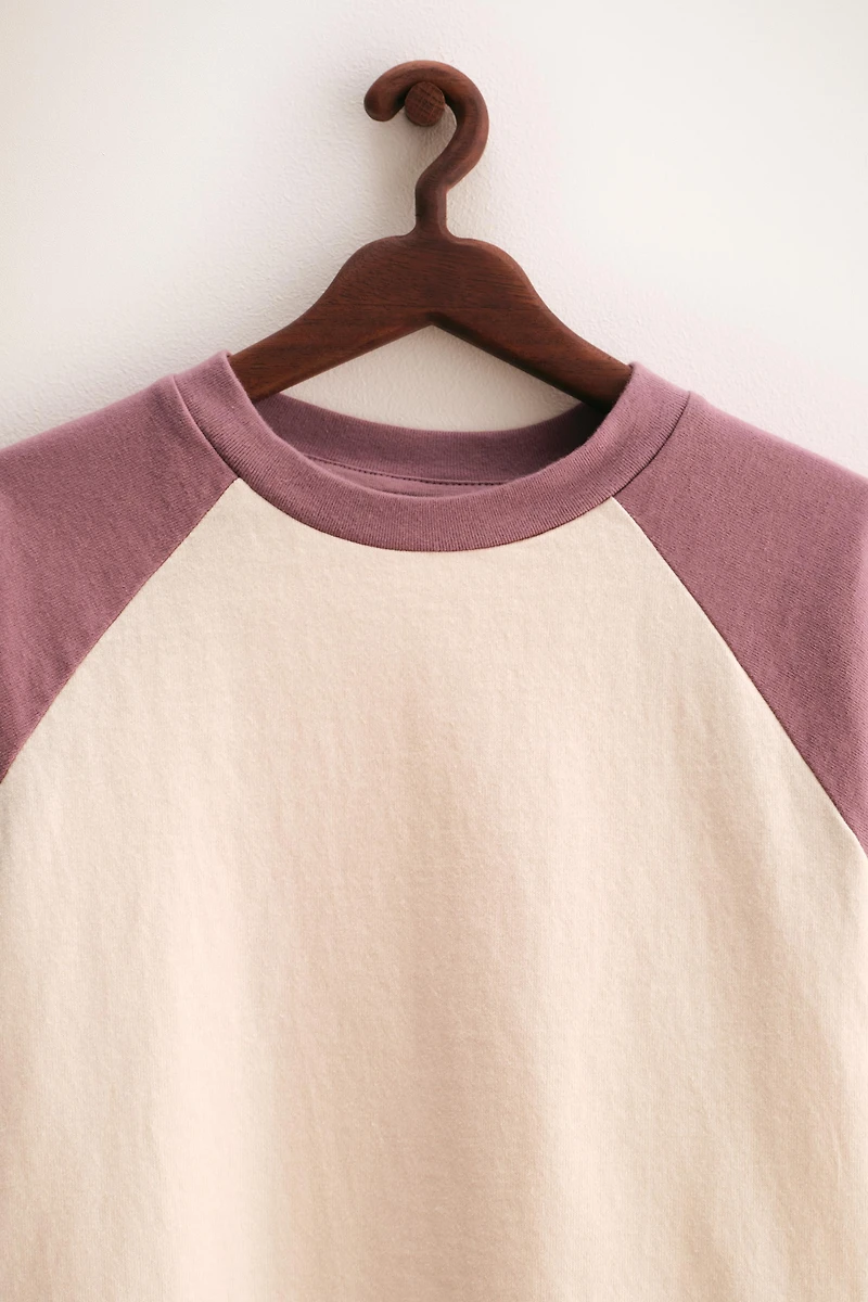 ZARA TIMELESS - T-SHIRT MANCHES RAGLAN