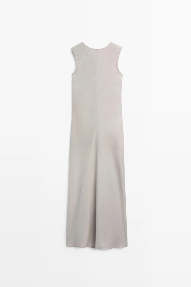 Flowing dress with ruffle detail - STUDIO